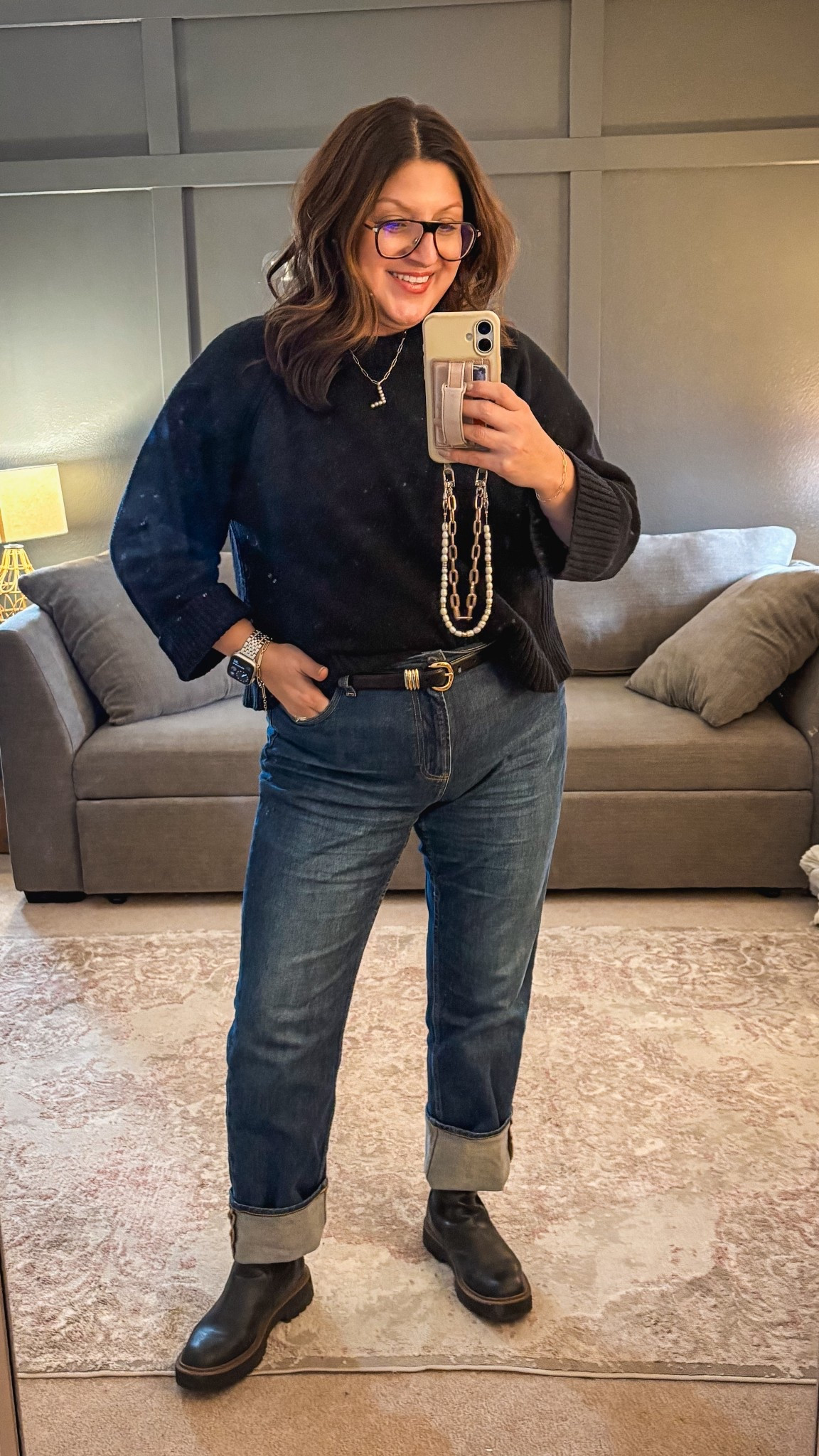 Old Navy sweater (XL)
Madewell belt (XL)
Gap Factory jeans (33)
Sam Edelman Chelsea boots


#LTKSaleAlert #LTKOver40 #LTKMidsize