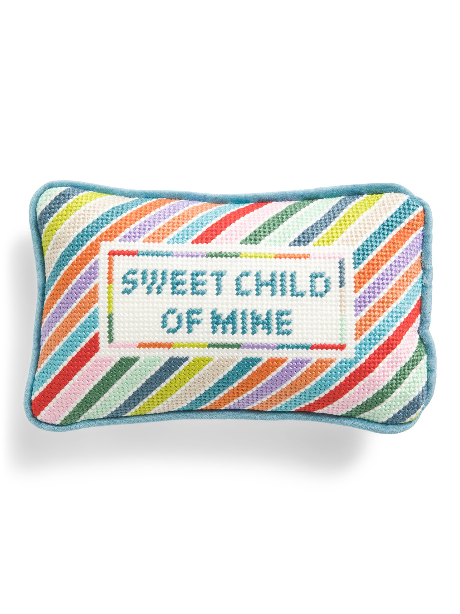 5x8 Sweet Child Of Mine Mini Needlepoint Pillow | Throw Pillows | Marshalls | Marshalls