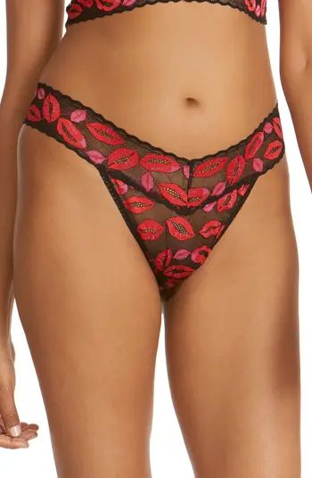 Hanky Panky Kissing Lace Original Rise THong | Nordstrom | Nordstrom Canada