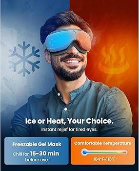 BOB AND BRAD Eye Massager with Heat and Cooling, EyeOasis 2 Eye Massager for Migraines FSA Eligib... | Amazon (US)