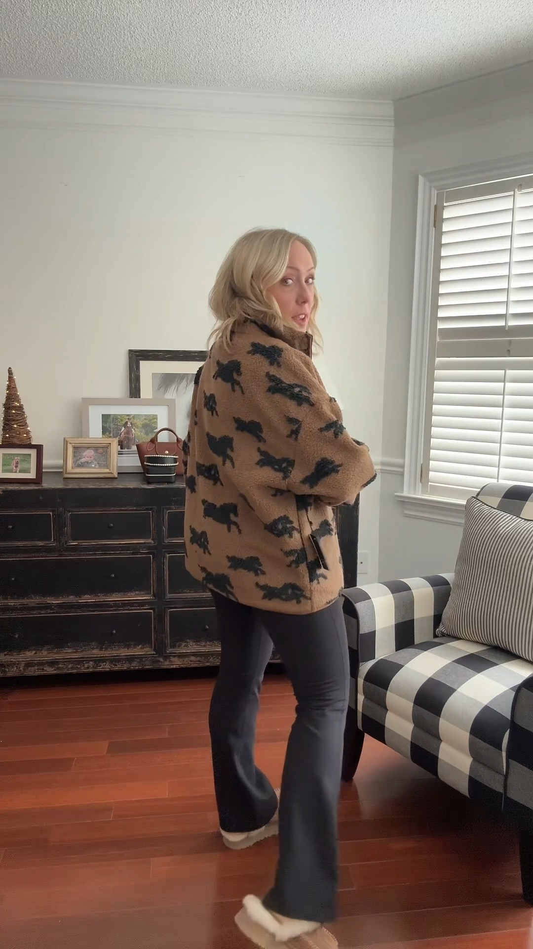 New in sweater from Brunette The Label. Linked similar one here.
