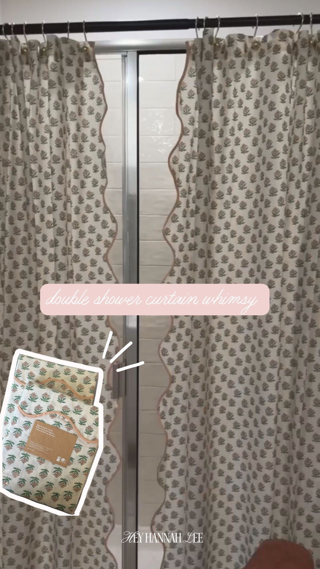 Added some double shower curtain whimsy to my other bathroom! 🚿🩷
west elm, shower curtain, home decor

#LTKHome
