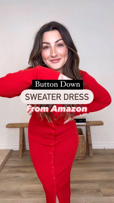 Button down dress from amazon! size small

#LTKfindsunder100 #LTKHoliday #LTKfindsunder50