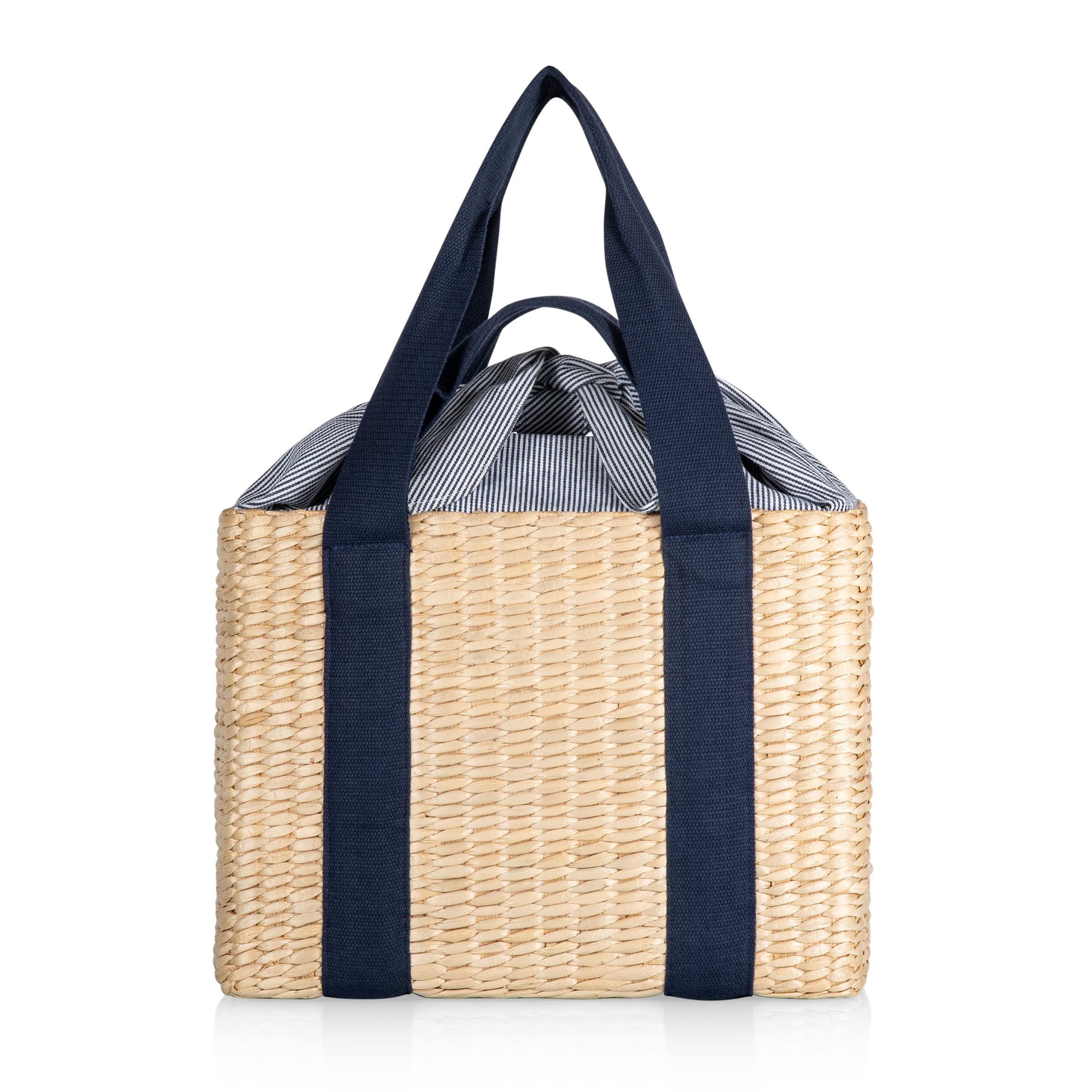 PICNIC TIME Parisian Picnic Basket, Insulated Seagrass Picnic Basket, Waterproof, Stylish, Perfec... | Amazon (US)
