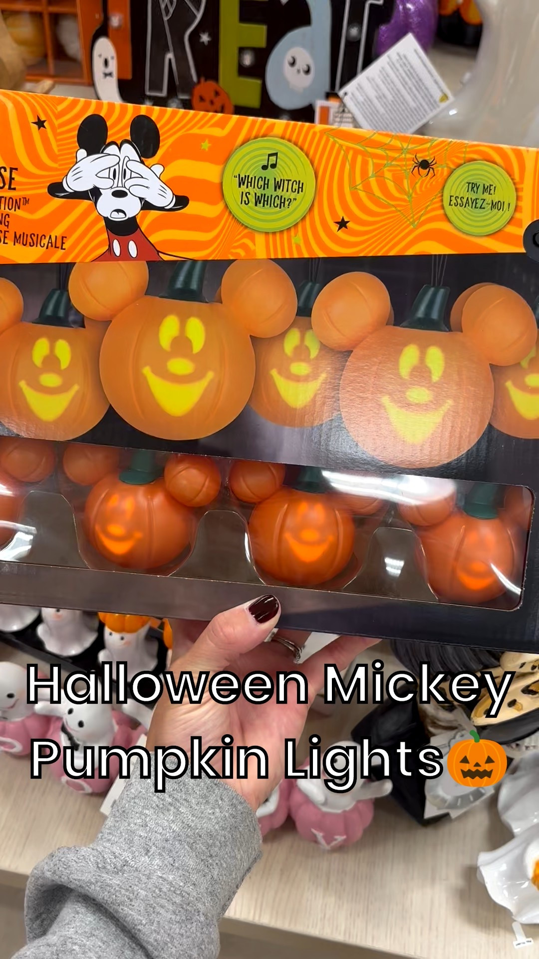 Run to Marshall’s for these adorable Mickey pumpkin lights! They sing and play music!

#LTKHome #LTKSeasonal #LTKFamily
