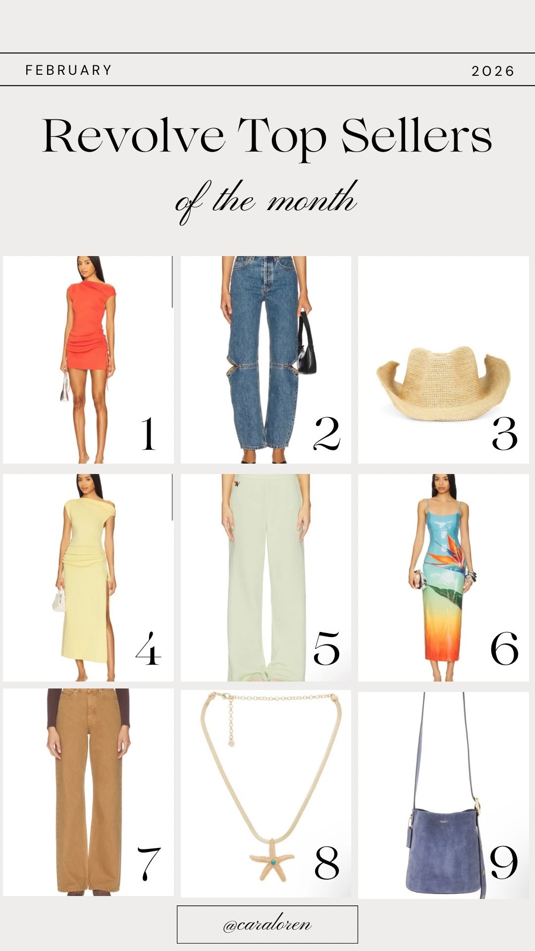 Revolve Feb best sellers 🫶🏻

#LTKootd #LTKgrwm