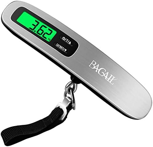 BAGAIL Digital Luggage Scale, Hanging Baggage Scale with Backlit LCD Display, Travel Weight Scale... | Amazon (US)