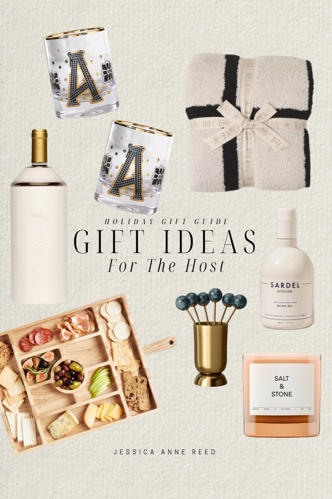 Gift ideas for the hostess! 

Throw blanket, wine cooler, personalized glassware, charcuteries board, olive oil, candle, 

#LTKFindsUnder50 #LTKParties #LTKGiftGuide
