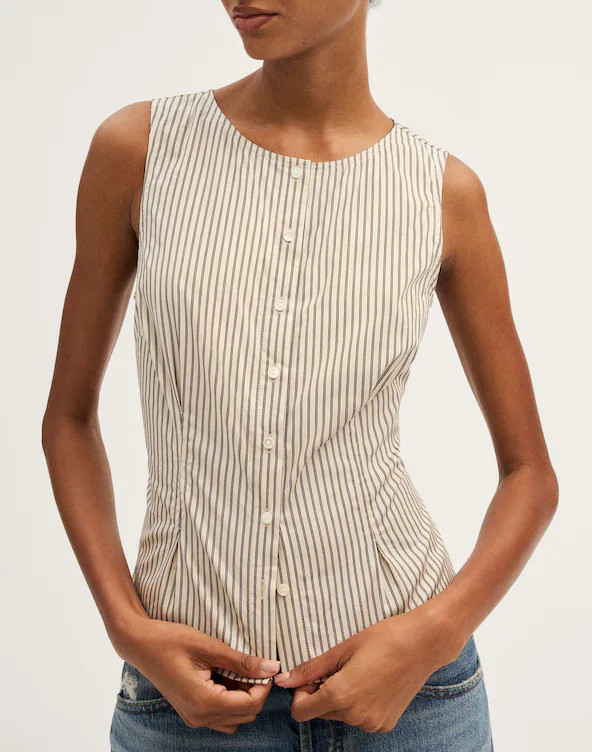The Rosalie Sleeveless Top | Madewell