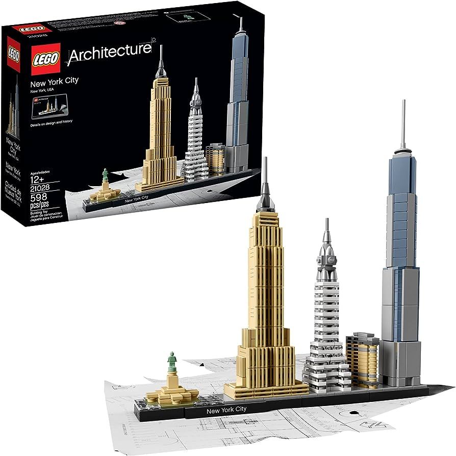 LEGO Architecture New York City 21028, Build It Yourself New York Skyline Model Kit for Adults an... | Amazon (US)