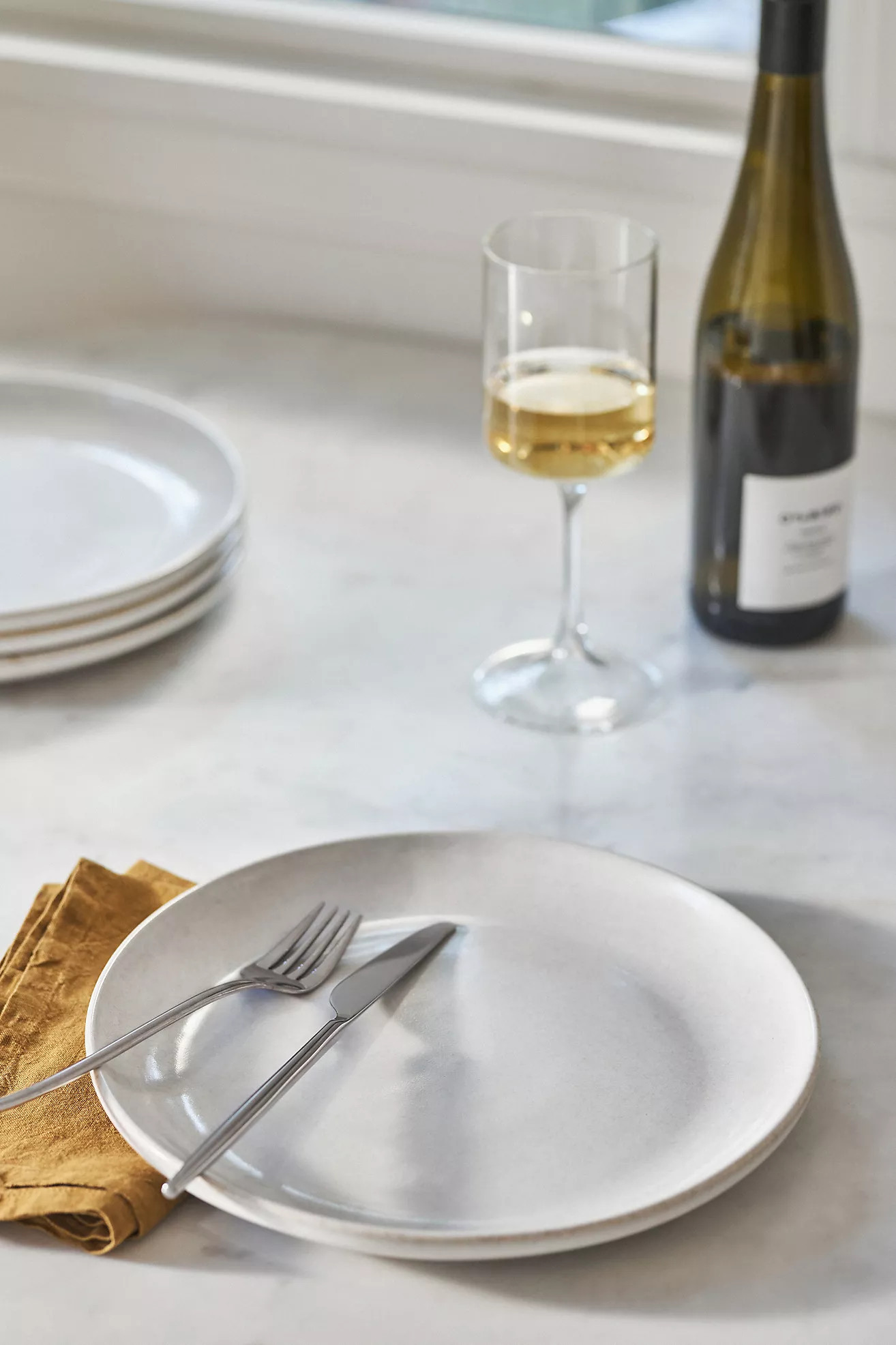 The Rowen Portuguese Stoneware Dinner Plates, Set of 4 | Anthropologie (US)