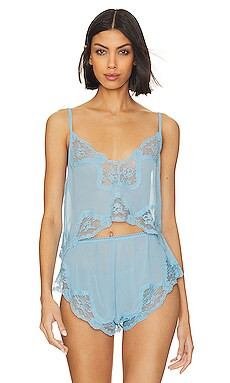 KAT THE LABEL Harley Camisole in Blue from Revolve.com | Revolve Clothing (Global)