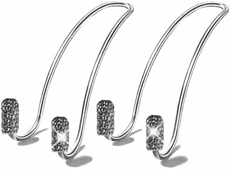 2022 Newest Bling Auto Hooks ,Car Hangers Organizer Seat Headrest Hooks，Bag Organizers Rack and... | Amazon (US)