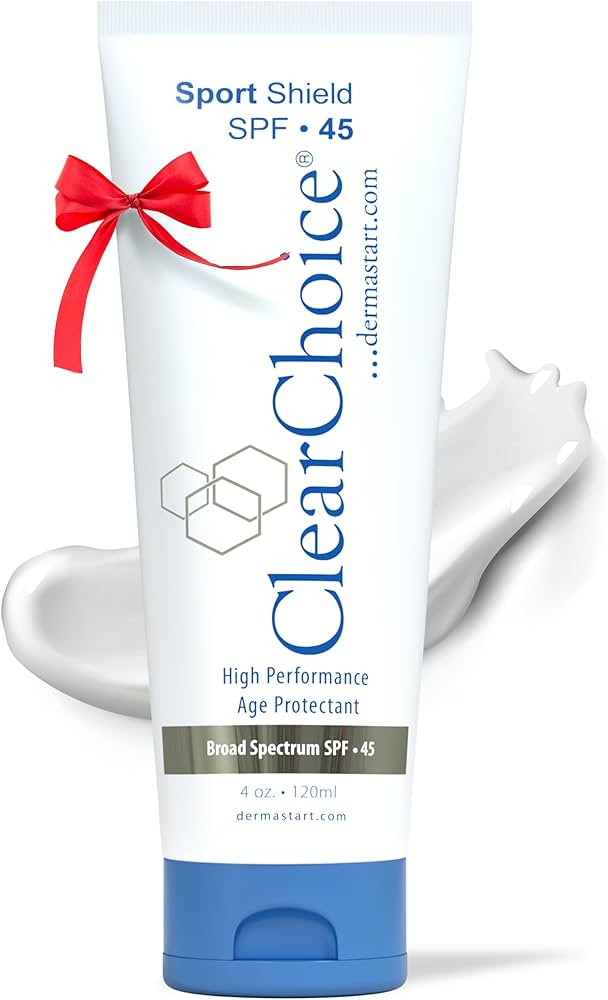 Clear Choice Sunscreen for Face SPF 45, Oil Free Sunblock & Light Moisturizer with Zinc Oxide, Re... | Amazon (US)