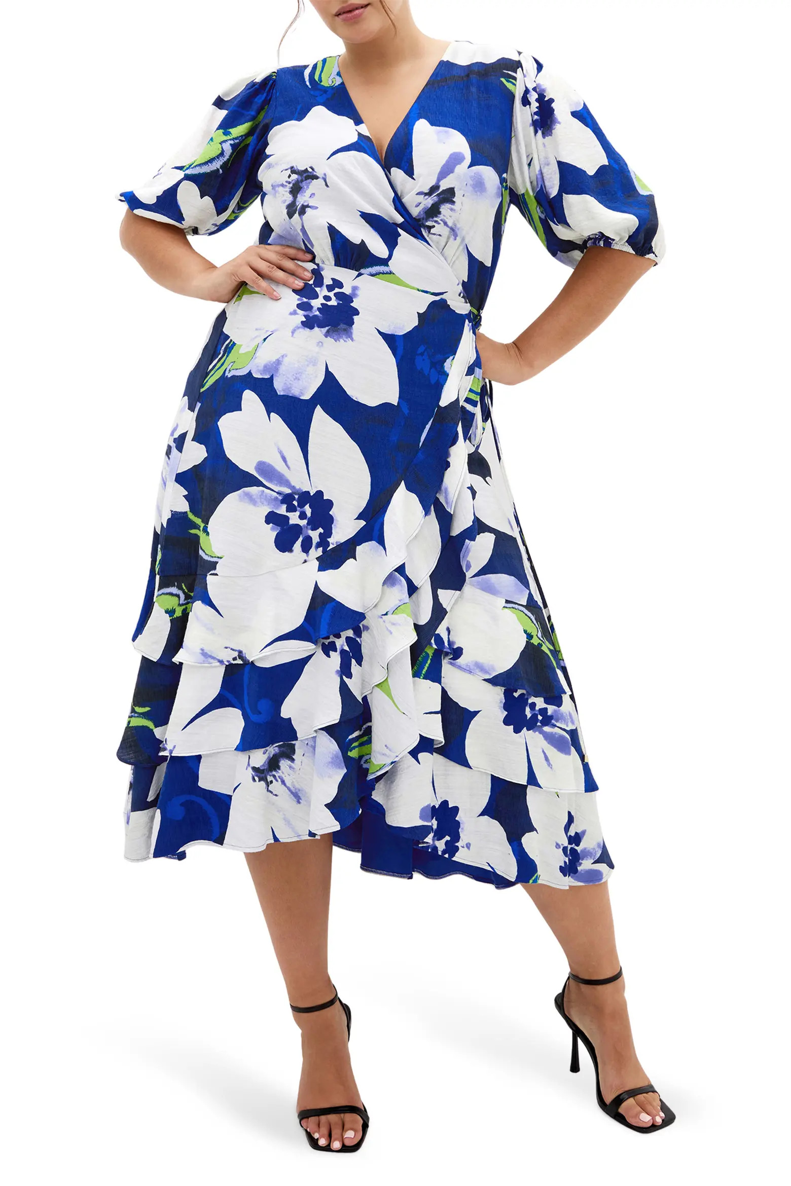Bri Floral Midi Dress (Women) | Nordstrom | Nordstrom