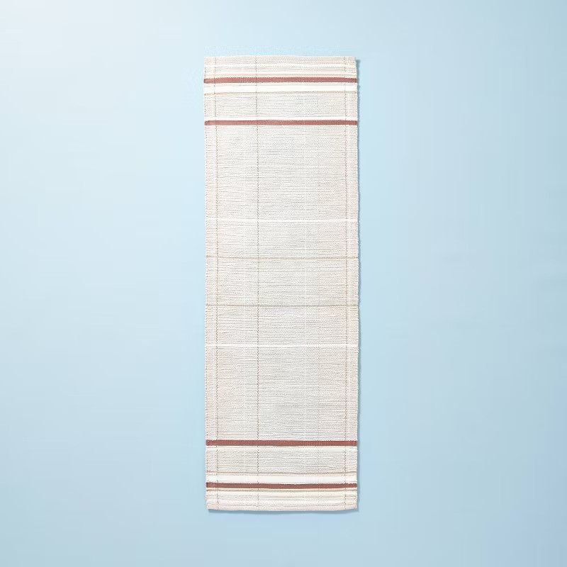 Scatter Stripe Rug Cream/Brown - Hearth & Hand™ with Magnolia | Target