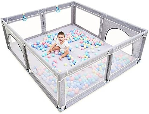 Baby Playpen,Playpens for Babies, Extra Large Playpen for Toddlers,Kids Safety Play Center Yard with | Amazon (US)