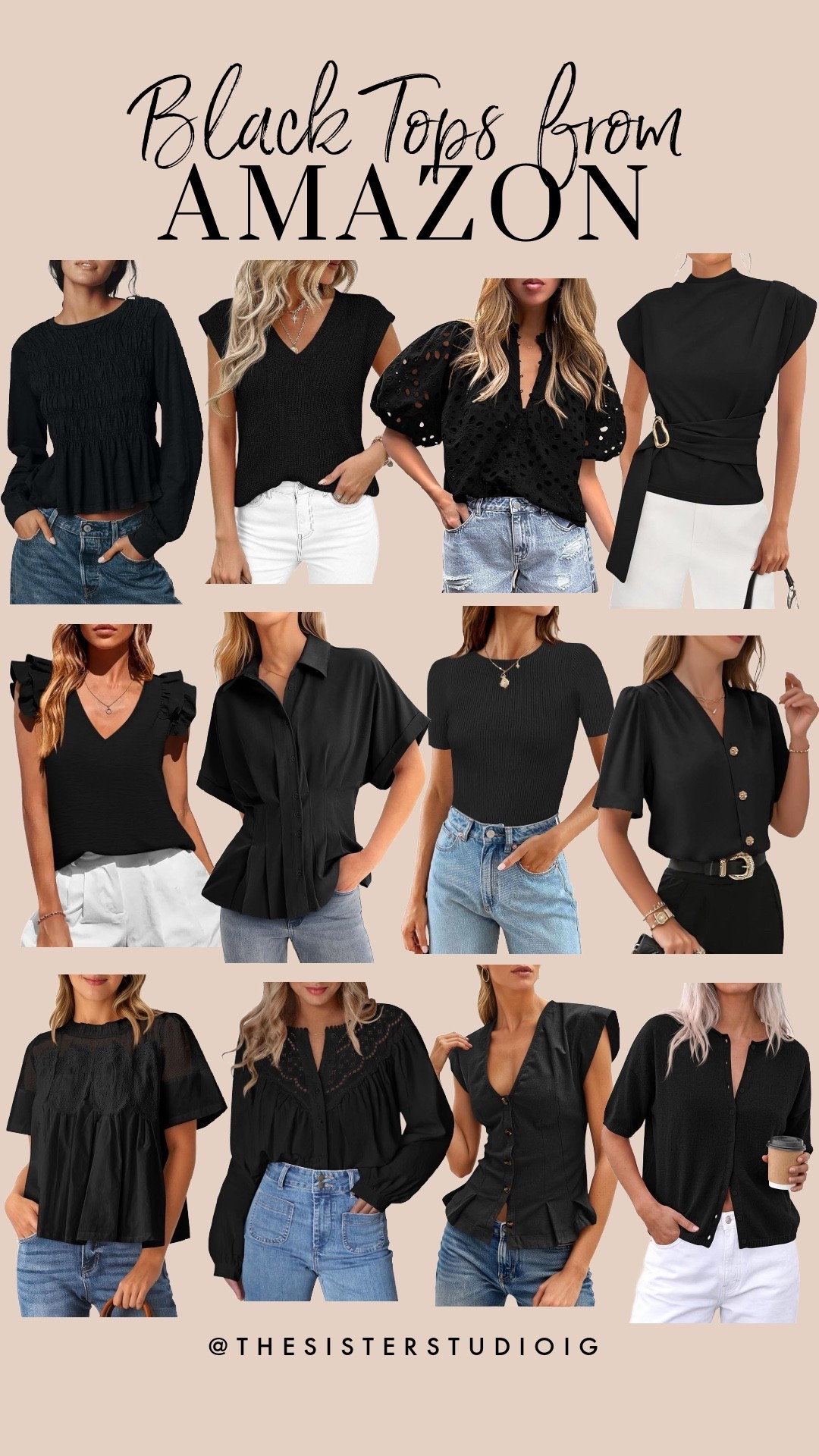 Black tops from Amazon!

#LTKWorkwear #LTKSeasonal