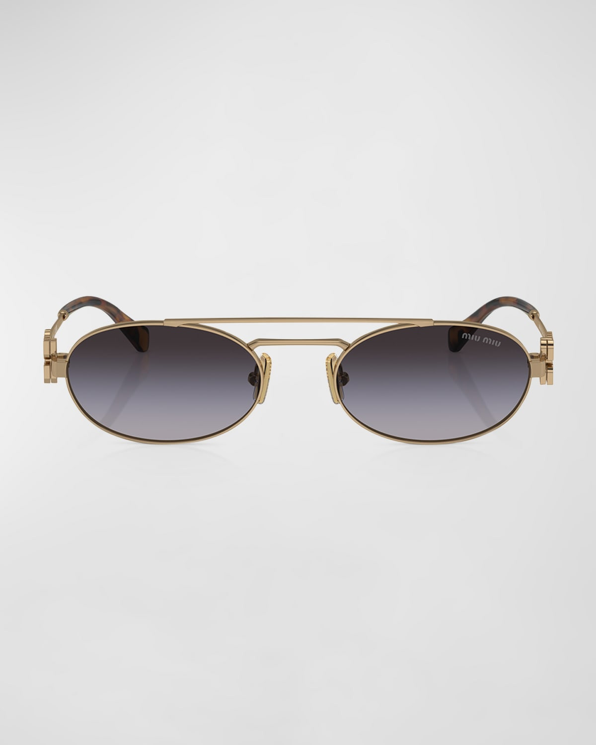 Metal Oval Sunglasses | Neiman Marcus