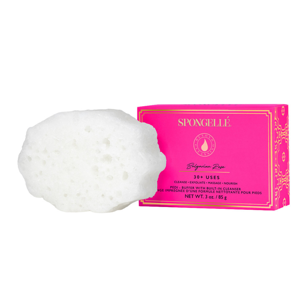 SPONGELLE Daisy Collection Pedi Buffer Bulgarian Rose | Ulta