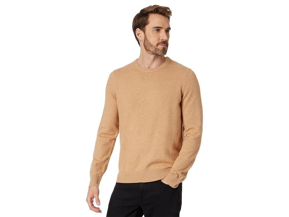 Faherty Jackson Crew Sweater (Wheat Heather) Men's Clothing | Zappos