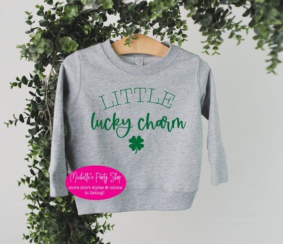 Little Lucky Charm Sweatshirt  Youth St. Patrick's Day | Etsy | Etsy (US)