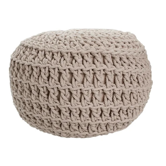 Puff All White Luna 50 cm - Home Style - Camicado | Camicado (BR)