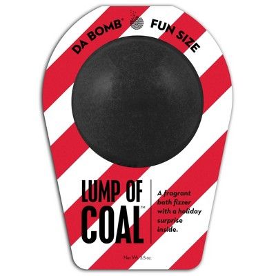 Da Bomb Bath Fizzers Lump of Coal Fun Size Bath Bomb - 3.5oz | Target