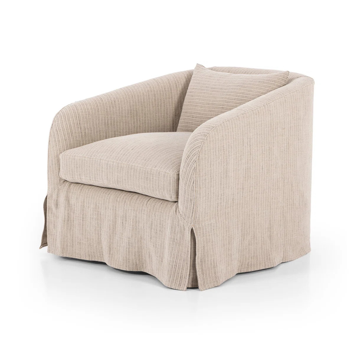 Topanga Slipcover Swivel Chair-Laine Flint | Wayfair North America