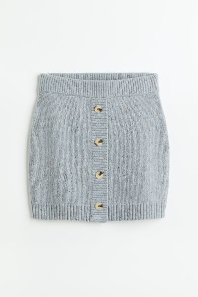 Cashmere-blend knitted skirt | H&M (UK, MY, IN, SG, PH, TW, HK)