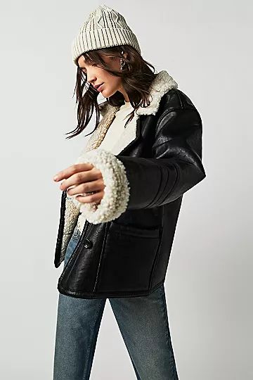 Kaja Vegan Bonded Peacoat | Free People (Global - UK&FR Excluded)