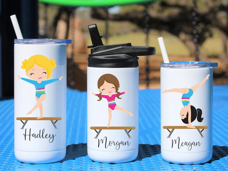 Gymnastics Water Bottle Personalized, Gymnastics Gifts, Gymnastics Tumbler for Girls, Gymnast Sch... | Etsy (US)