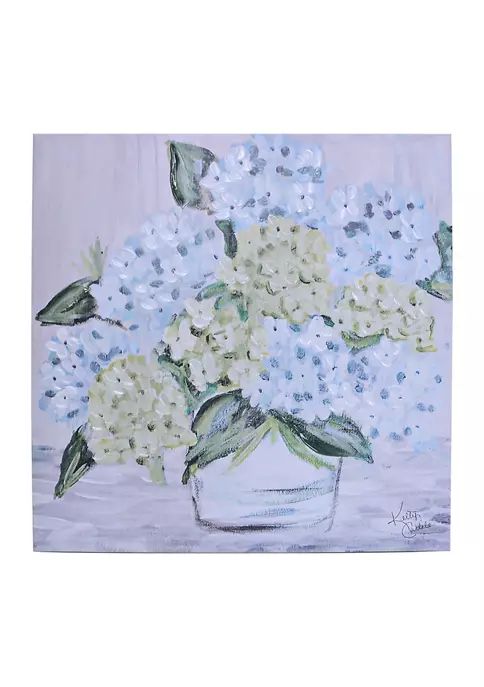 Blue Hydrangea Wall Art | Belk