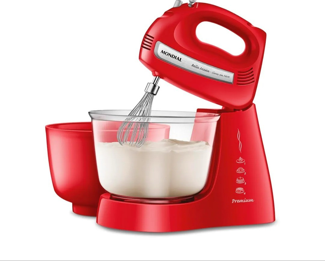 Batedeira Pratic Due, Mondial, Vermelho, 400W, 220V - B-45-R

#LTKbrasil