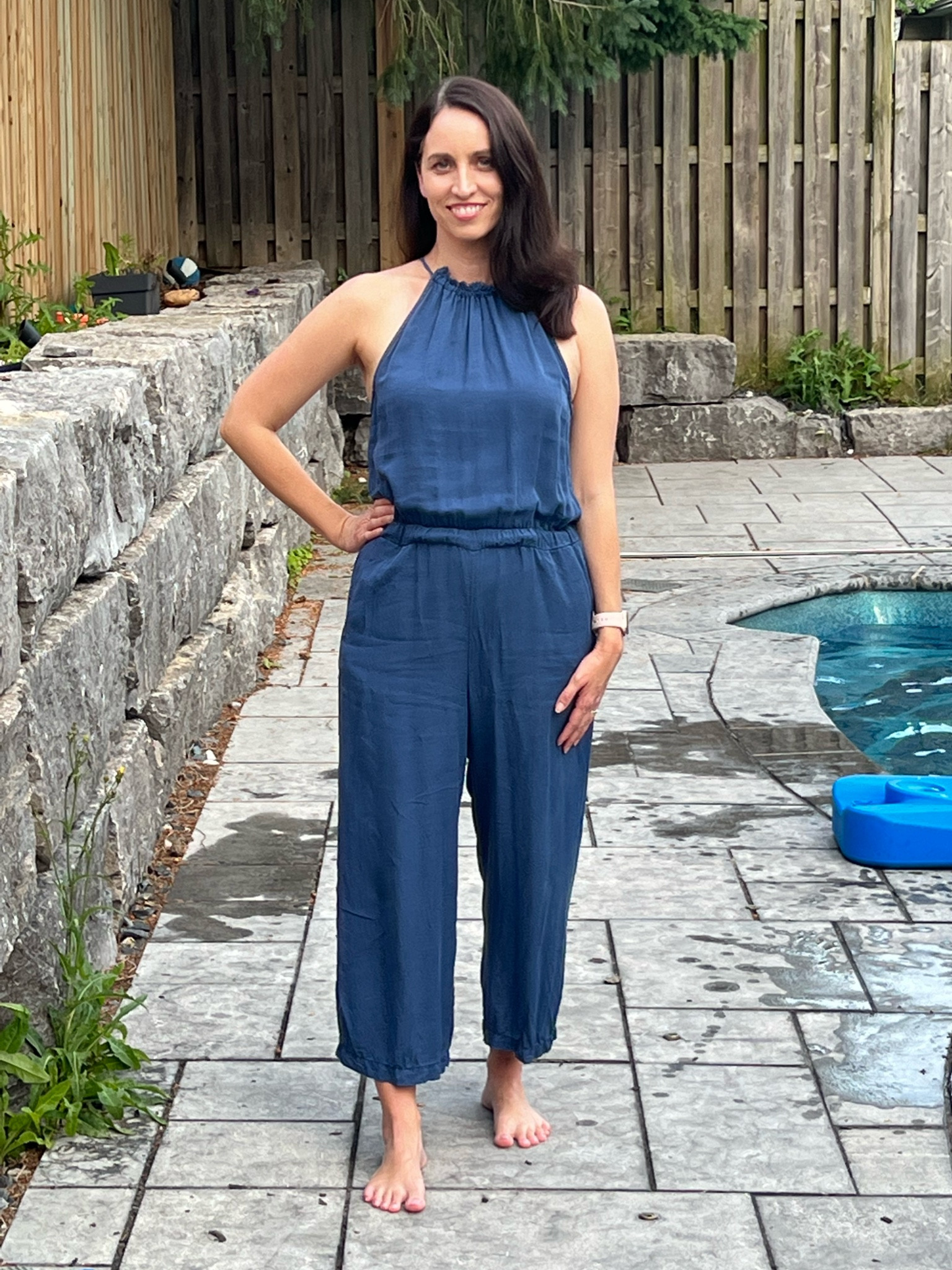 Smocked Strapless Jumpsuit in … curated on LTK