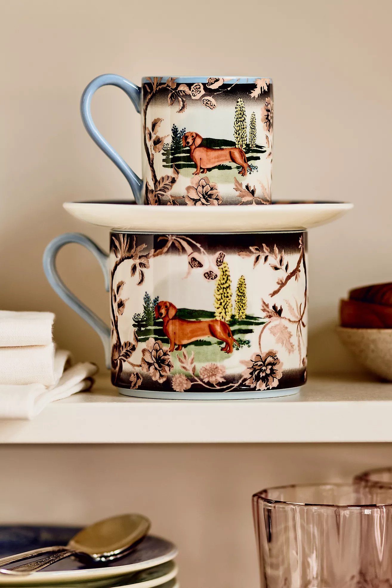 Portobello Stoneware Espresso Cup & Saucer | Anthropologie (US)