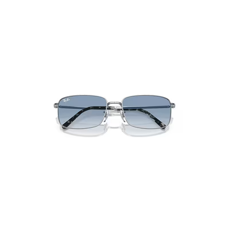 Ray-Ban Rb3717 Sunglasses Silver Frame Blue Lenses 60-18 | Ray-Ban (US)