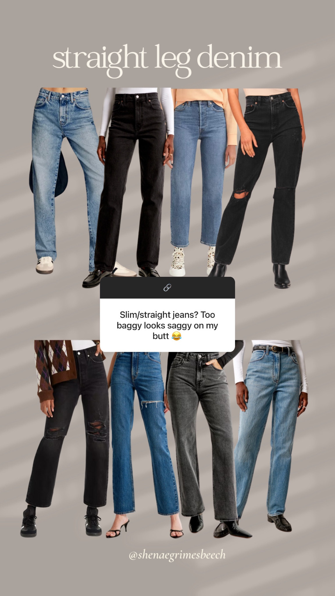 The best straight leg denim out there! Perfect for a 90s inspired look! 🖤

Casual styling | seasonal outfits

#LTKSeasonal #LTKsalealert #LTKstyletip