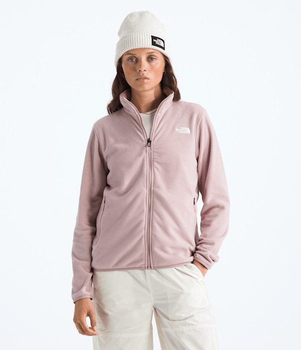 The North Face Women’s Glacier Fleece Jacket (Size: XS): Metal Pink | The North Face (US)