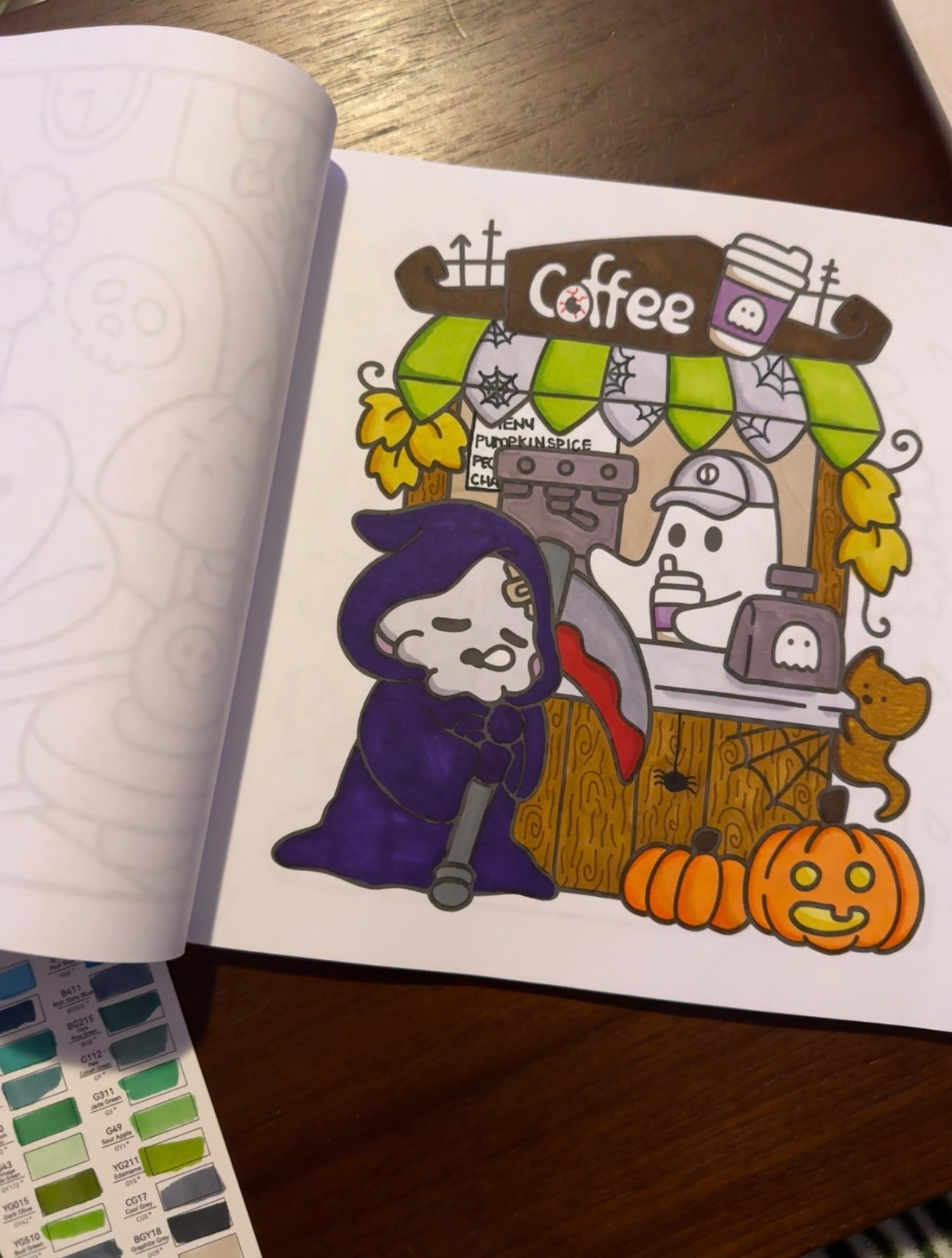 coloring page 

Ohuhu markers | Amazon sale | relaxing | stress relief | coloring book | spooky | Halloween 

#LTKHalloween #LTKFamily #LTKSeasonal