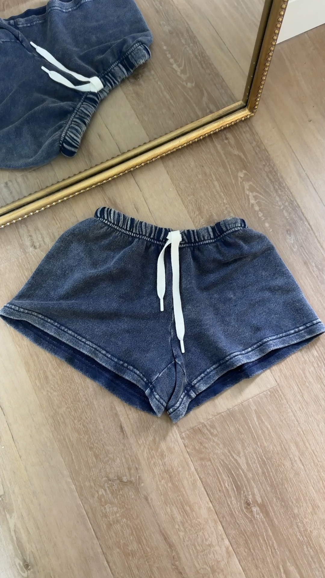 Aerie offline terry denim like sweats. Wearing small and ON SALE! 



#LTKSaleAlert #LTKMothersDay #LTKootd