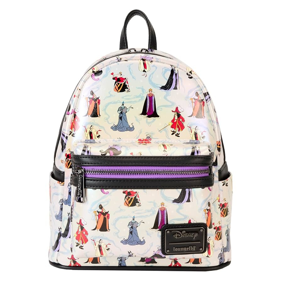 Loungefly Disney Villains Iridescent Mini Backpack | Amazon (US)