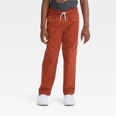 Boys' Stretch Relaxed Fit Tapered Woven Pull-On Pants - Cat & Jack™ | Target