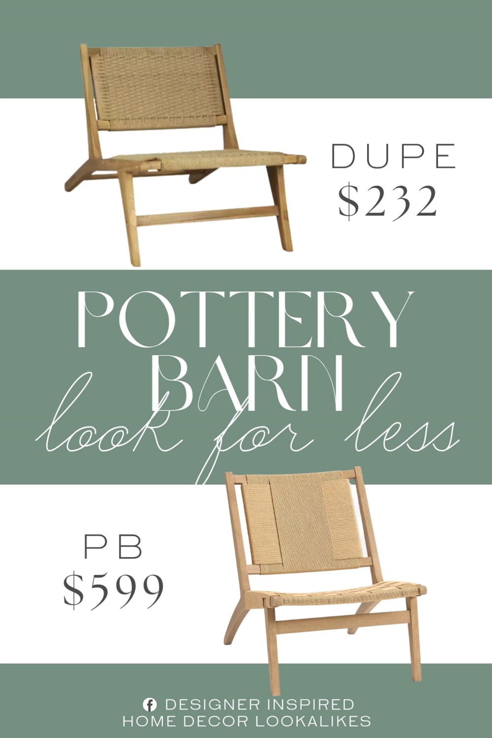 Inspired by Pottery Barn Woven Chair. Woven Accent Chair. Rope Weave Lounge Chair. Boho Lounge Chair. Minimalist Accent Chair. Coastal Accent Chair. Handwoven Seat Chair. Scandinavian Lounge Chair. Woven Rope Furniture. Seagrass Chair. 

Home more affordable option find copy cat similar look for less budget friendly affordable cheap cheaper beautiful pretty. Clearance sale coupon code discount code promo code luxury lookalike look a like Inspo inspiration inspired by idea ideas Love like these? I share multiple every day in my FB group.
#potterybarninspired #wovenchair #accentchair #ropechair #seagrasschair #furniturefinds #armlesschair #livingroominspo 

 #LTKHome