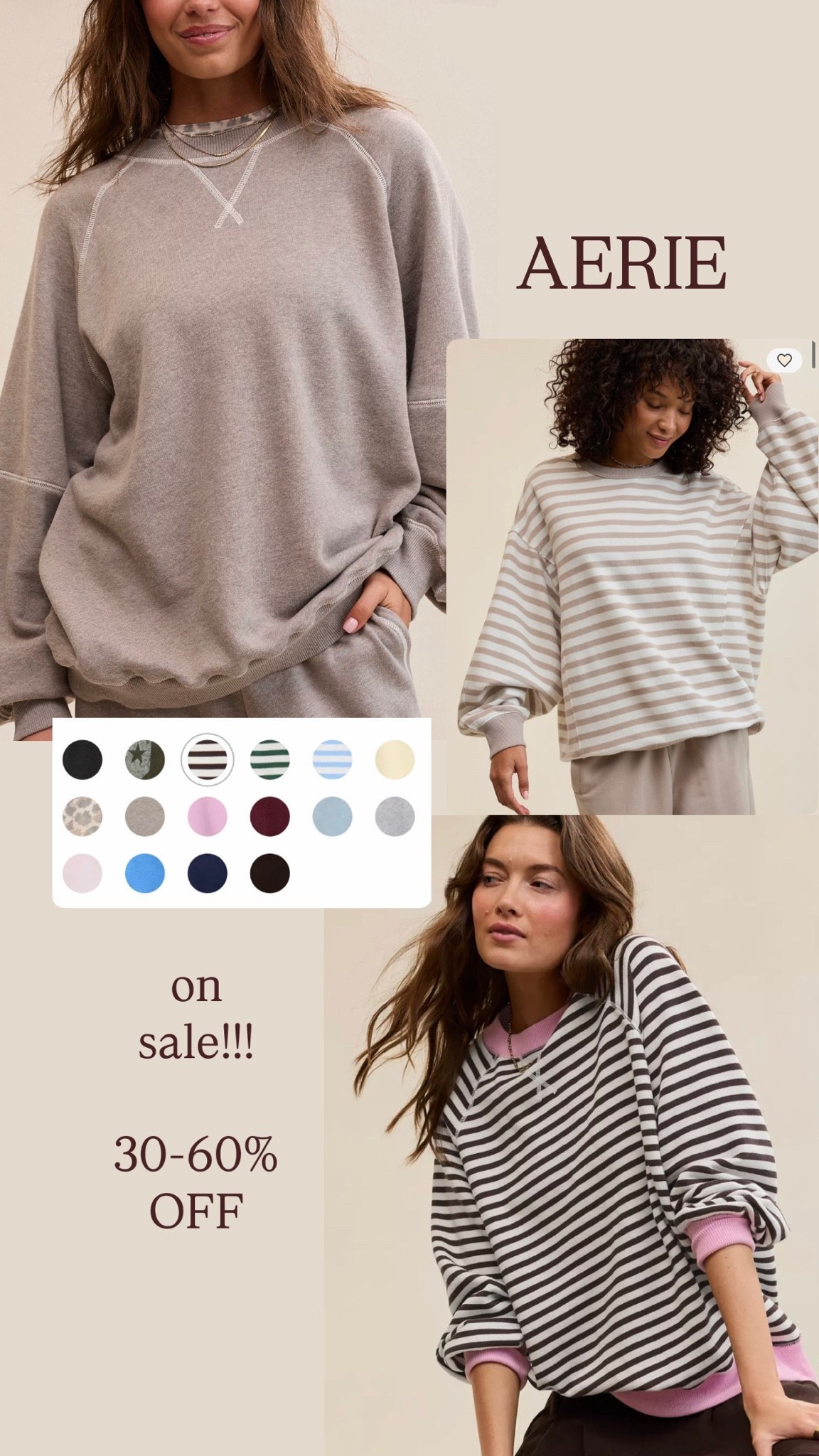 Aerie sweatshirts on sale! Have and love something super similar - prob gonna grab another color while they’re discounted! Quality is 💯

Fall outfit / fall find

#LTKSaleAlert #LTKSeasonal