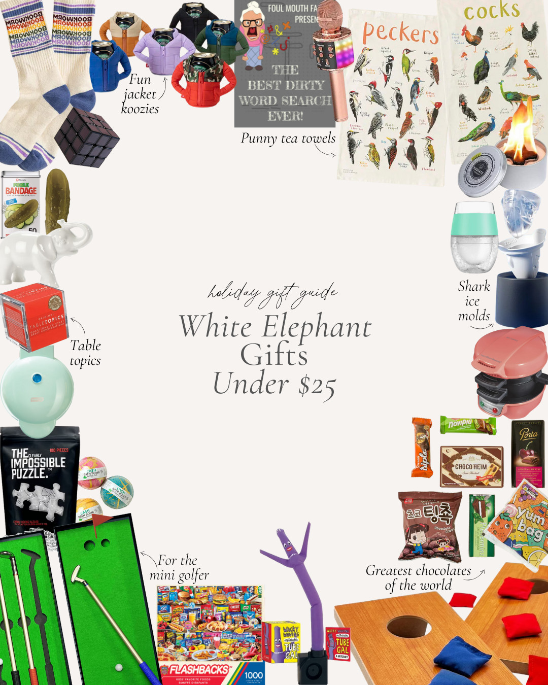 Rounded up a few of my favorite white elephant gifts that never disappoint.  

 #LTKGiftGuide #LTKHoliday 

#LTKSeasonal