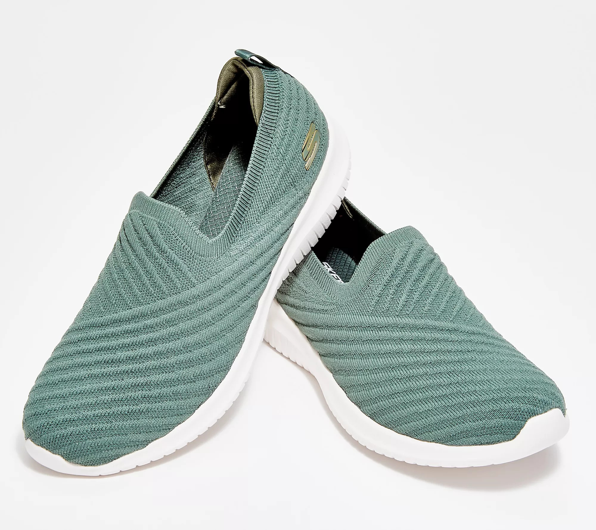 Skechers Ultra Flex Washable Solid Knit Slip-On Shoes - Sky's The Limit | QVC