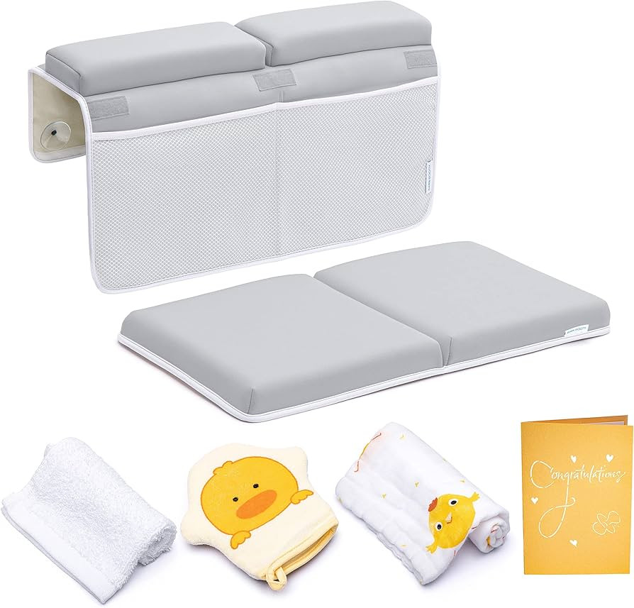 Bath Kneeler and Elbow Rest Pad, 1.75 inch Extra Thick Baby Bath Kneeling Pad and Elbow Pad for B... | Amazon (US)