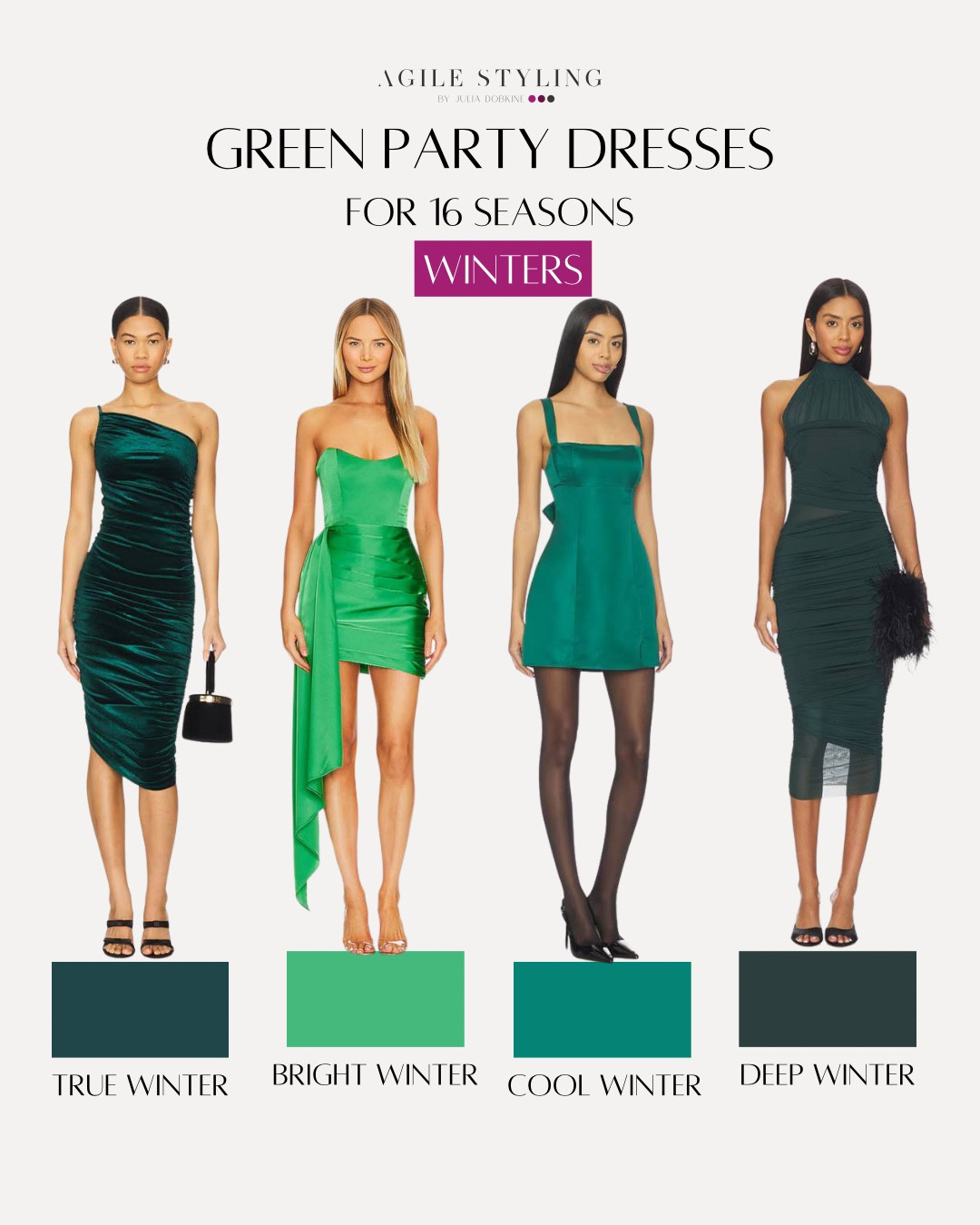 A holiday-perfect green dress designed to match your seasonal palette.
I selected this shade carefully to complement one of the 16 color seasons — it brightens the complexion, lifts your features, and creates that effortless “holiday glow” without overstyling.

#LTKBeauty #LTKHoliday #LTKGiftGuide