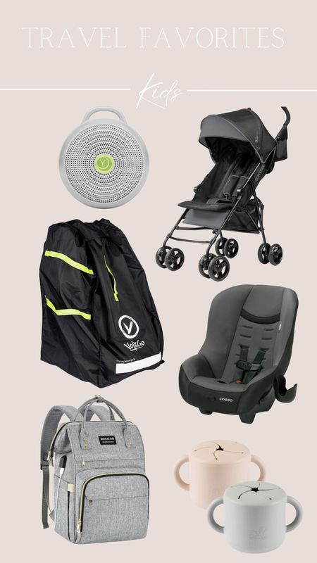 Travel Favorites for toddlers. Lightweights caraway. Lightweight Travel stroller. Travel backpack. Sound machine for travel. 

#LTKbaby #LTKtravel
